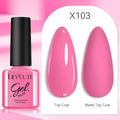 LILYCUTE 7ML Nail Gel Summer Color Series Nail Gel Polish Semi Permanent Soak Off LED UV Gel Nail Art Design Manicure Varnish