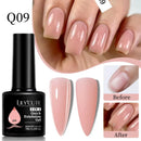 LILYCUTE 7ML Nude Pink Quick Extension Gel Nail Polish Milky Clear Sturcture Hard Enhanced Construction Gel Nail Art Manicure