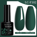 LILYCUTE 7ML Nail Gel Polish Full Coverage Manicure No Wipe Top Coat Base Coat Primer Soak Off LED UV Gel Nail Art Gel Varnish