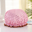 4 Pieces Shower Cap for Women, Elastic and Reusable,Environmental Protection Hair Bath Caps,Double Waterproof Layers Bathing Hat
