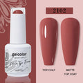 Arte Clavo Red Series Nail Polish Party Colors Gel Varnishes All For Nails Soak Off UV LED Semi Permanent Nail Art Remover Gel