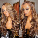 Highlight Body Wave Wigs Human Hair 13x6 HD Lace Frontal Wig Honey Blonde 13x4 Lace Front Wig For Women Glueless Wig Pre Plucked