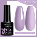 LILYCUTE Dark Grey Matte Color Series Gel Nail Polish Winter Long Lasting Full Coverage Manicure Soak Off Nails Art Gel Varnish
