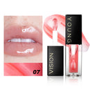 7 Color Moisturizing Lip Gloss Waterproof, Long-Lasting, Hydrating, Non-Transfer Liquid Lip Color Cosmetics