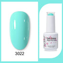 Clou Beaute 15ml Red Black White Green Neon Gel Nail Polish Base Top Coat Velvet Top 400 Colors Semi Permanent Gel Nail Varnish