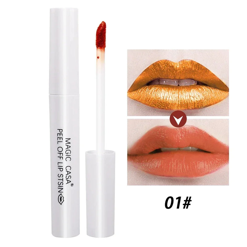 Lasting Peel Off Lip Liner Tattoo Makeup Amazing Waterproof Matte Non-Stick Cup Matte Lip Gloss Sexy Red Contour Lips Cosmetics