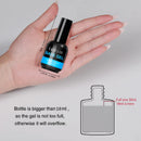 LILYCUTE 18ML Base Gel Top Coat Nail Polish Function Gel Semi Permanent Soak Off UV LED Nail Art Manicure Nail Varnish