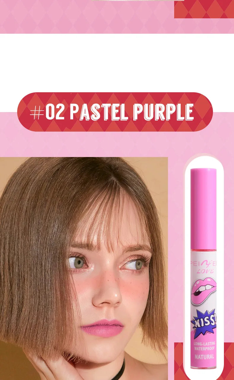 6 Colors Tattoo Magic Color Lip Stain Lip Tint Long Lasting Waterproof Lipstick Sets for Women Peel Off Colored Matte Sexy Color