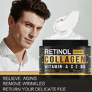 Men's Retinol Collagen Face Cream Skincare Moisturizing Brightening Hydrating Smooth Wrinkles Firming Facial Men Skin Care