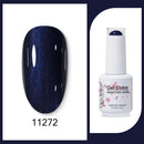 Clou Beaute 15ml Red Black White Green Neon Gel Nail Polish Base Top Coat Velvet Top 400 Colors Semi Permanent Gel Nail Varnish