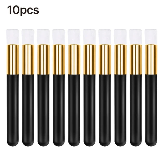 10/30/50pcs Eyelash Cleaning Brush Lash Shampoo Brush for Eyelash Extensions Peel Off Nose Pore Blackhead Remover Makeup Tools