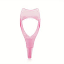 3 in 1 Mascara Applicator Template with Eyelash Curler Guard and Case, Eyeliner Holder, Eyelash Aid, Eyebrow Drawing Tool