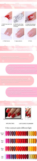 LILYCUTE 7ml Nude Crystal Rubber Base Gel Nail Polish Natural Semi Permanent Soak Off UV LED Varnish DIY Nail Art Manicure