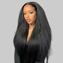 Brazilian Kinky Yaki Straight Human Hair Bundles With Closure Frontal 5x5 6x6 3/4 Bundles With HD Lace Closure Frontal For Women