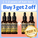 "Regrowth Treatment Strengthens Hair Nourishes bottle"