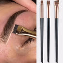 3-Piece Makeup Brush Set: Sickle-Shaped Eyeliner Brush, Fine Angled Eyebrow Brush, Eyeliner Brush, Ultra-Fine Eyeshadow Brush