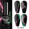 LILYCUTE 7ML Black Cat Magnetic Gel Nail Polish 9D Magnetic Gel Shine Colorful Design Manicure Semi Permanent Soak Off DIY Nail