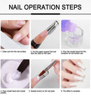 40ml Crystal Liquid With 45ml Acrylic Powder Set Lnclude Pink White Transparent Acrylic Powder Kit Suitable Beginner Nail Kit