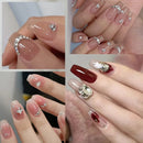 LILYCUTE 10ML Rhinestones Glue Line Gel Nail Polish Multifunction NO Wipe Super Strong Adhesive Nail Gem Glue For Nail Art