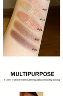 [Eyeshadow] Multifunctional Shimmer Eyeshadow Pen Set - 6 Colors,Long-Lasting High Satin & Matte Neutral Brown Eyeshadow Pencils