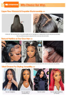 Deep Wave Human Hair Wigs Remy Brazilian Hair Wig 13x4 HD Lace Frontal Human Hair Wig Deep Curly Wig Pre plucked Bleached Knots