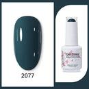 Clou Beaute 15ml Red Black White Green Neon Gel Nail Polish Base Top Coat Velvet Top 400 Colors Semi Permanent Gel Nail Varnish