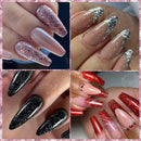 LILYCUTE 1Pc Quick Extension Gel Nail Nude Pink Glitter Building Acrylic Semi Permanent Soak Off UV LED Polish Nail Art Varnish