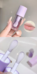 Water Light Lip Gloss Moisturizer Transparent Jelly Mirror Fruit Crystal Lip Oil Clear Hydrating Plumping Korean Lip Care Makeup