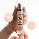 Professional makeup 9-color waterproof moisturizing liquid fully covering concealer 24H durable liquid foundation natural matt