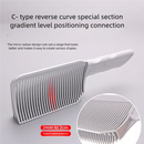Barber Fade Combs Hair Cutting Tool Hair Comb Curved V-shaped Barber Comb Positioning Gradient Detangling Hair Magic Hot Sale