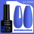 LILYCUTE Dark Grey Matte Color Series Gel Nail Polish Winter Long Lasting Full Coverage Manicure Soak Off Nails Art Gel Varnish