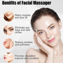 Electric Facial Beauty Instrument Micro Current Face Lifting Roller Massager EMS Skin Tighten Machine V Face Beauty Device