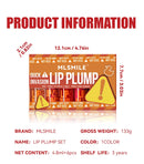 MLSMILE Duck Lip Plump Lip Oil Moisturizing Lip Gloss Mirror Water nature long-lasting Gloss Gloss Pearl Lip Glaze Set