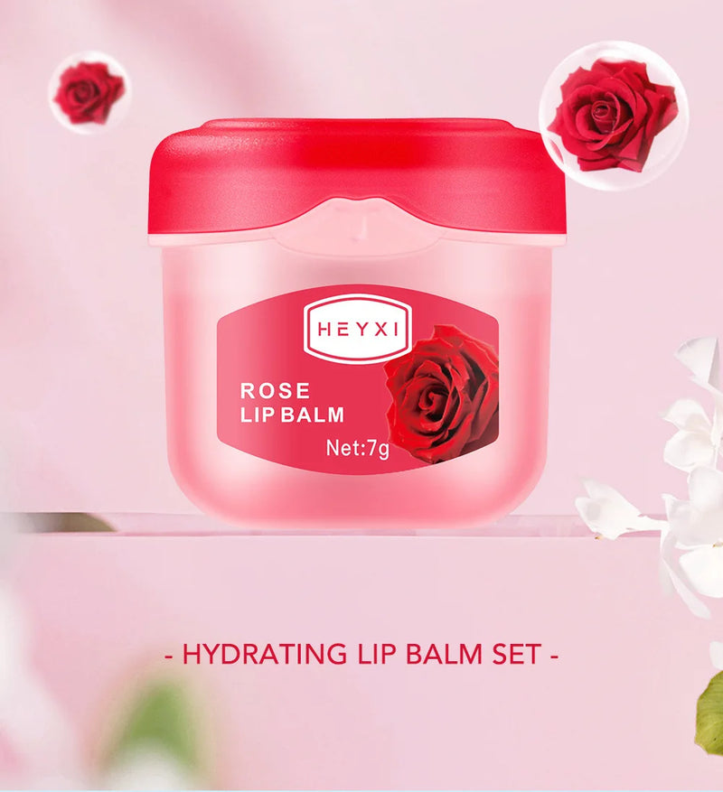 16pcs Vaseline Fruit Series Lip Balm Set Sleeping Lip Mask Moisturizing Hydrating Non-sticky Anti-Cracked Lip Balm Lips Care
