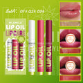 3pcs/set Press Lipstick Solid Lip Gloss Long-lasting Easy Color Moisturizing Lip Gloss Pearl Mirror Lip Gloss
