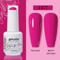 Arte Clavo Red Series Nail Polish Party Colors Gel Varnishes All For Nails Soak Off UV LED Semi Permanent Nail Art Remover Gel