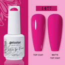 Arte Clavo Red Series Nail Polish Party Colors Gel Varnishes All For Nails Soak Off UV LED Semi Permanent Nail Art Remover Gel