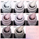 LILYCUTE 7ml Nude Crystal Rubber Base Gel Nail Polish Natural Semi Permanent Soak Off UV LED Varnish DIY Nail Art Manicure