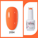 Clou Beaute 15ml Red Black White Green Neon Gel Nail Polish Base Top Coat Velvet Top 400 Colors Semi Permanent Gel Nail Varnish