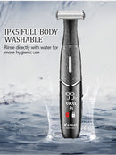 Kemei KM-1903 Unisex Private Electric Trimmer Electric Hair Shaver with LCD Display – All-in-One Full Body Hair Removal Device