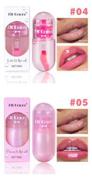Mini Capsule Color Change Lip Gloss Lip Oil Makeup Glitter Moisturizing Transparent Shiny Glossy Nutritious Liquid Lipstick