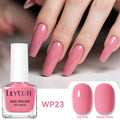 LILYCUTE 7ml Water-Based Nail Polish Pink Gittler Color Long Lasting Quick Drying No Need of Lamp to Cure Nail Supplies For Nail