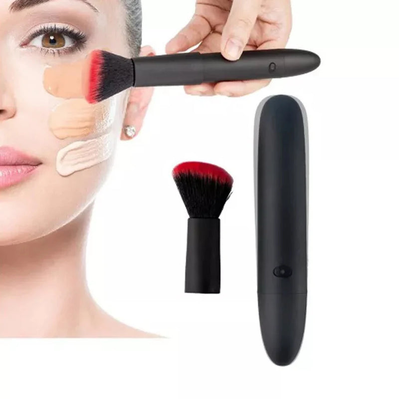 New Vibration Cosmetics Makeup Blending Brush with 10 Vibration Frequencies For Quick Makeup Electric Makeup Puff Applicator