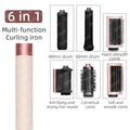 7-in-1 multifunctional curling iron  hair dryer and straightener set, styling tool that allows salon-quality styling at home