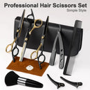 Using Hairdressing Scissors Set Hair Cutting for haircut