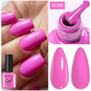 LILYCUTE 7ML 125 Colors Gorgeous Glitter Red Nail Gel Polish Semi Permanent Soak Off LED UV Gel Nail Art Manicure Varnish