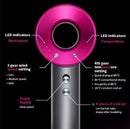 5 in 1 Professional Hair Dryer, with Hot and Cold Air Functionality - Lightweight and Thermostatic Styling Tool for Smooth Hair