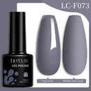 LILYCUTE 7ML Nail Gel Polish Full Coverage Manicure No Wipe Top Coat Base Coat Primer Soak Off LED UV Gel Nail Art Gel Varnish