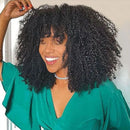 Afro Kinky Curly Human Hair Bundles 8-24 Inch Curly Weave 4C Unprocessed Virgin Afro Kinky Curl Extensions for Women Natural