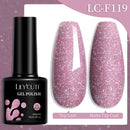 LILYCUTE 7ML 184 Colors Nail Gel Polish Shining Red Glitter Semi Permanent Nail Art Varnish Long Lasting UV LED Gel Manicure